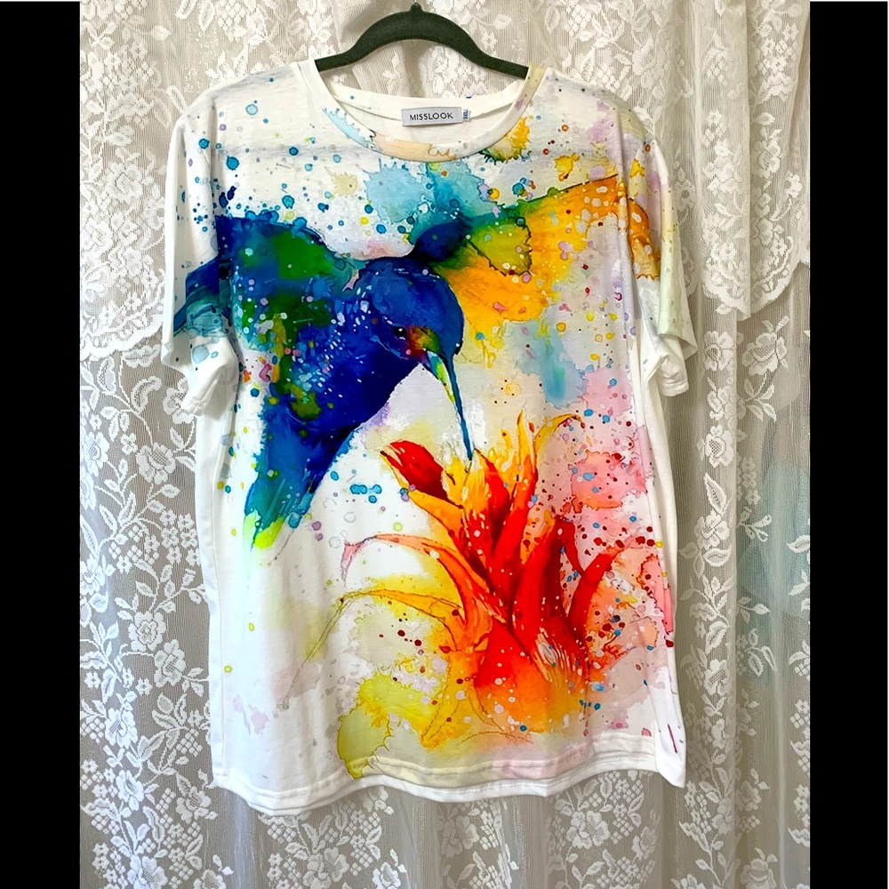 🛑SOLD🛑Hummingbird Tee Plus Size